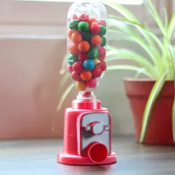 Candy dispenser for PET bottles