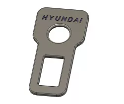 CAR SEAT BELT latch BEEP BIPPER SEAT BELT latch Hyundai Creta Beep Muffler csbp-05 3d print and CNC