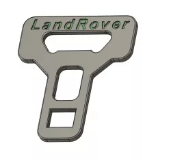 CAR SEAT BELT latch BEEP BIPPER SEAT BELT latch LandRover RangRover Sport 2G (2013-) Beep - 04 v6 Muffler csbp-04 3d print and CNC