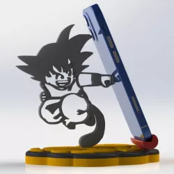 Child Goku Cell Phone Holder