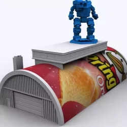Chip Can Hanger Bay for 6mm Tabletop Games
