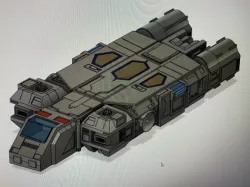Cobra : vaisseau Psychoroïde (Turtle)