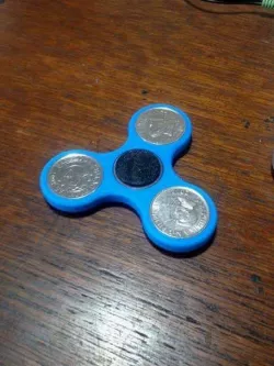 Coin Fidget Spinner (Philippine 1 Peso coins)
