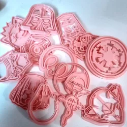 Cookie cutter, Millennium Falcon cookie cutter, Star wars