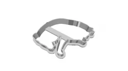cookie cutter Vector Image - cat silhouette in Cleaning Paw pose stock illustration 2015, Animal, Back Lit, Computer Graphic, Cut Out