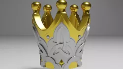 Crown of Insight -- Keychain -- Genshin Impact Ornament -- 3D Print Ready