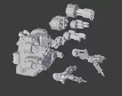 Da Pale Defftred (Mechanized, Battle Robot.)