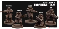 Desert Hawks Frontline Team