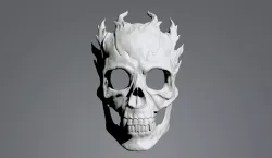 diabolic skull mask