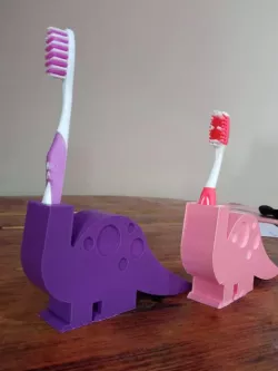 dinosaur toothbrush holder