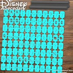 Disney Abecedary Stamp Capital Letters