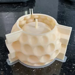Dot Cement Planter Pot mold - Dot Pot 3D