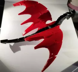 Dragon with 2 wings and 4 legs