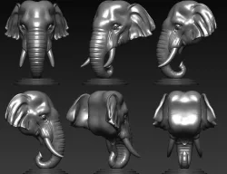 Elephant Bust