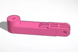 Ender 3 Solid Bed Mount Go Pro Mount