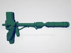 Fallout Wasteland Warfare Scaled Weapons - Laser Rifles - Super Sledge