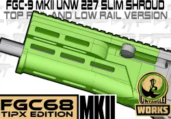 FGC68-MKII UNW227 SLIM shroud for your magfed paintball marker