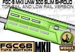 FGC68-MKII UNW300 SLIM shroud for your magfed paintball marker
