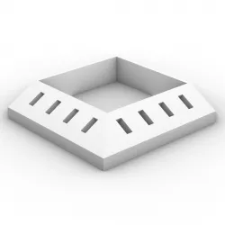 Flashdrive Organizer with Dish - Square Version