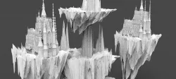 Floating Drake Gothic Cathedral Tall 5 models