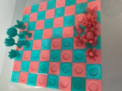Flower chess set