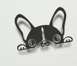 French Bulldog Stencil