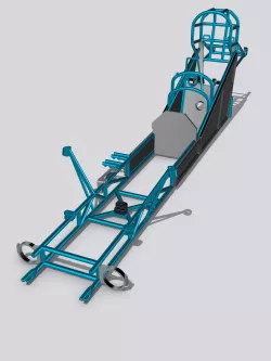 FUNNY CAR Funny Car Chassis Platform 2 options High Detail