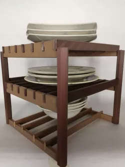 Furniture 3 places, plate rack, plate rack, dish rack, locero, kitchen cabinet