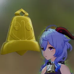 Ganyu Cowbell Cosplay Accessory