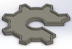 gear-shaped case