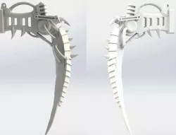 Gene Corrupted Armor Bearer Scythe