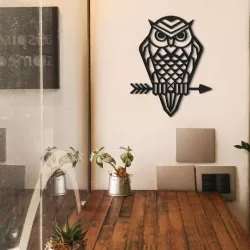 Geometric Owl 2d Decorative Painting