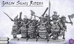 Goblin Squig Riders Unit - 28mm Miniatures