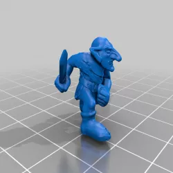 Goblin with kitchen knife