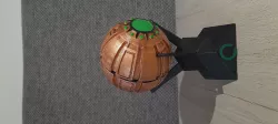 Green Goblin Pumpkin Bomb with stand
