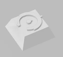 Halo Symbol Keycap Insert