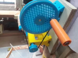 Hand Crank Mod for the Double End Bobbin / Pirn Winder