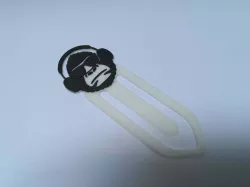 Headphone Monkey Bookmark