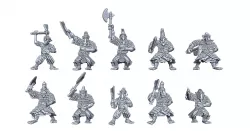 HOBGOBLIN hand weapons and armour 28MM ALL PRESUPPORTED