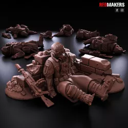 Ice Warriors - Slain soldiers