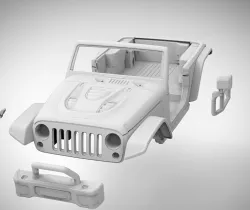 Jeep Wrangler Soft Top 313mm wheelbase