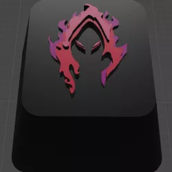 KEY / KEYCAP DARK HARVEST LEAGUE OF LEGENDS LOL