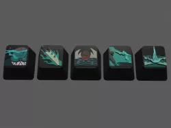KEYS / KEYCAPS PYKE LEAGUE OF LEGENDS LOL