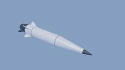 Kh-47m2 Hypersonic Missile - 3D Model (STL, OBJ, FBX)