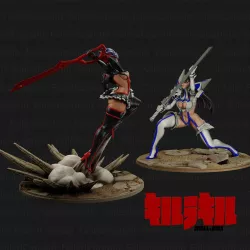 Kiryuin Satstuki & Matoi Ryuko Pack PRINTING FILE (STL)