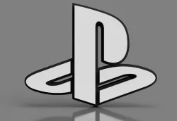 Lamp with PS logo
