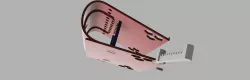LapTop stand with phone and pencil holder, 2 usb slots, calble holder 3mm