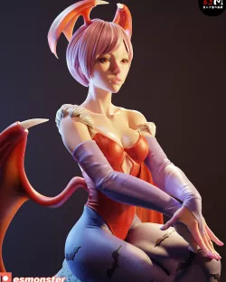 Lilith Aensland Darkstalkers 3D print model