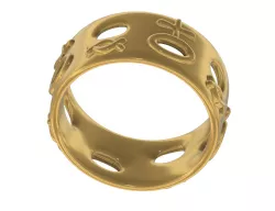 Magic Ring for Protection divination witch r-03 3d-print and cnc