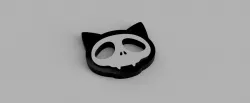 Manopla calavera gato
